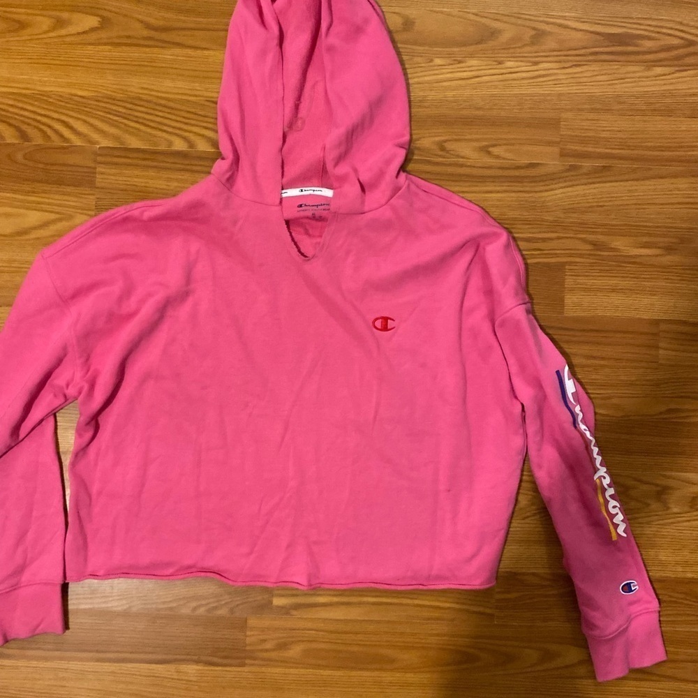 Champion Cropped Hoodie/Sweatshirt XL (GJ) - Picture 10 of 12